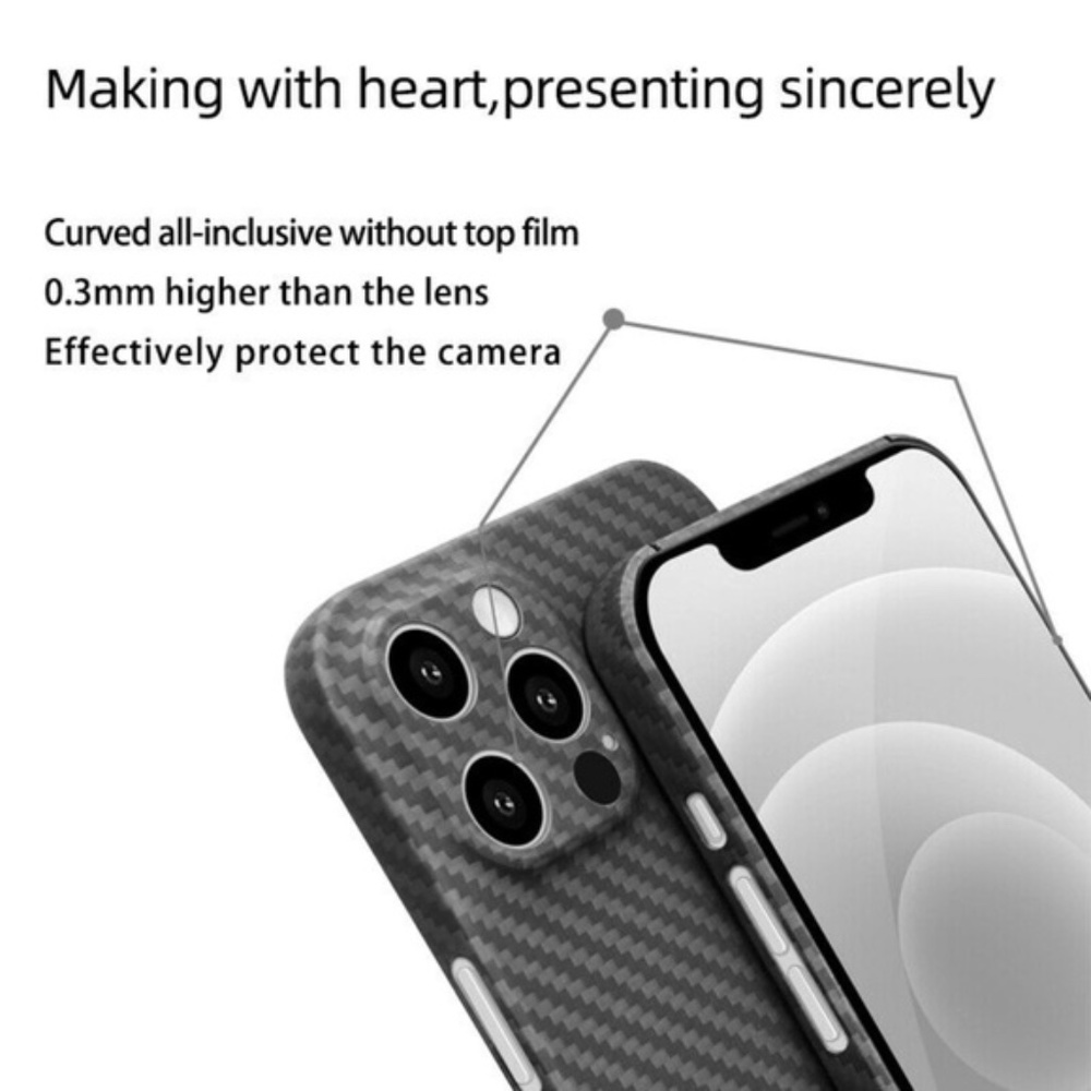 iPhone 13 Pro Max Real Carbon Fiber Case - Picture 8 of 13